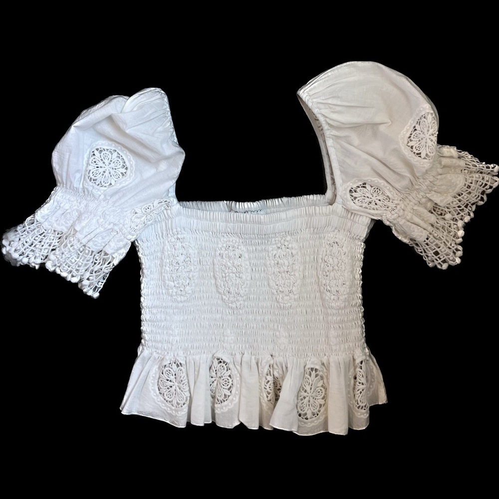 Charo Ruiz x Flower Power LIMITED EDITION collaboration blouse.
